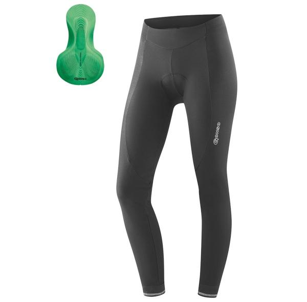 Lange Thermo Radhose SITIVO TIGHT W von GONSO | Variante: green Gonso Sitivo green Damen Thermoradhose mit Polster