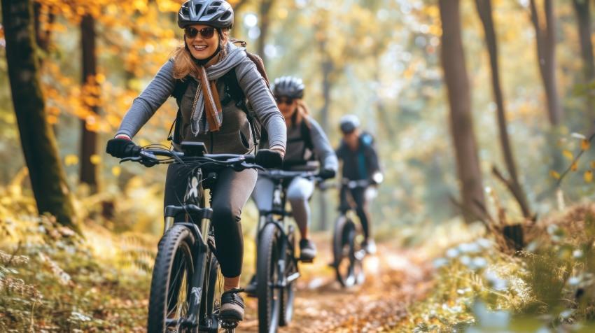 Frauen-mit-E-Bikes