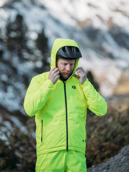 Gonso Save Therm Herren Fahrradjacke Gelb 