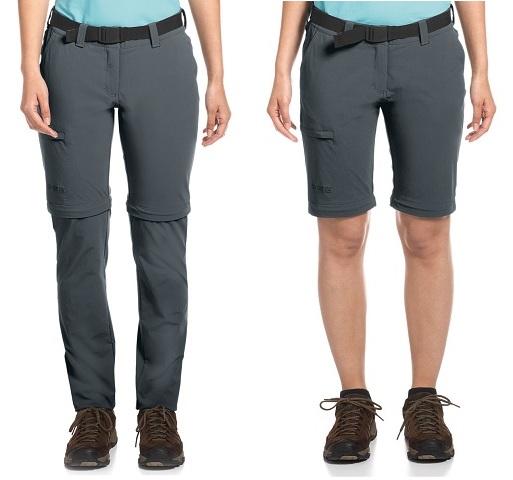 Maier Sports Inara Slim Zip Funktionshose Damen graphite Maier Sports Inara Slim Zip Funktionshose Damen graphite