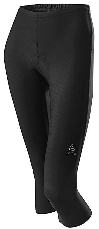 Löffler Damen Bike-Hose 3/4 Basic schwarz Löffler Damen Bike-Hose 3/4 Basic schwarz