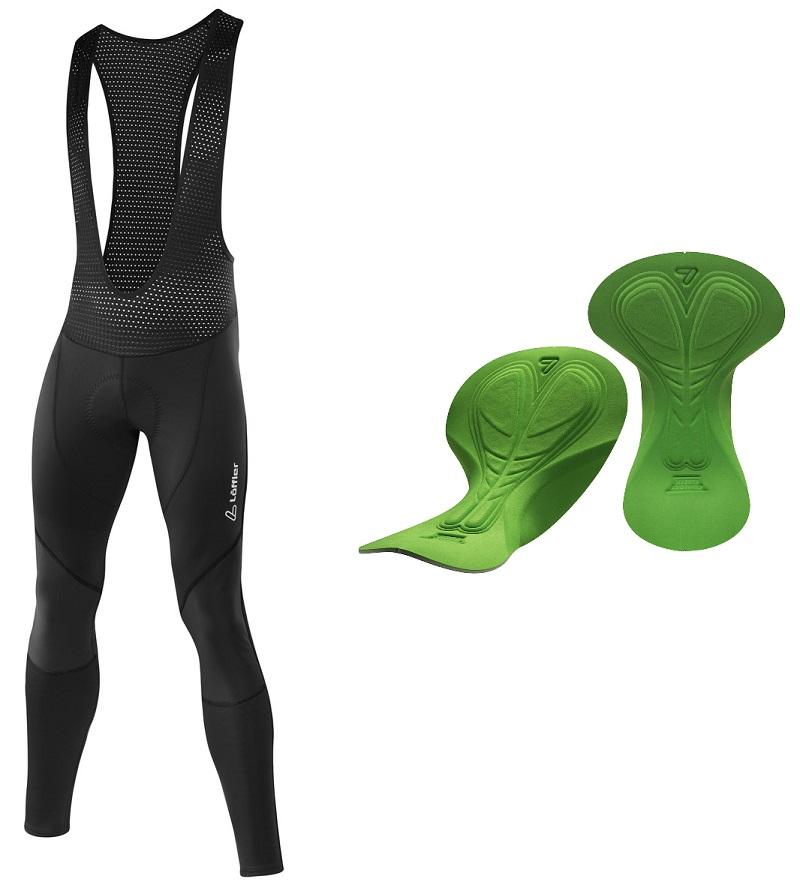 Löffler Herren Bike Trägerhose Winter Windstopper® Elastic