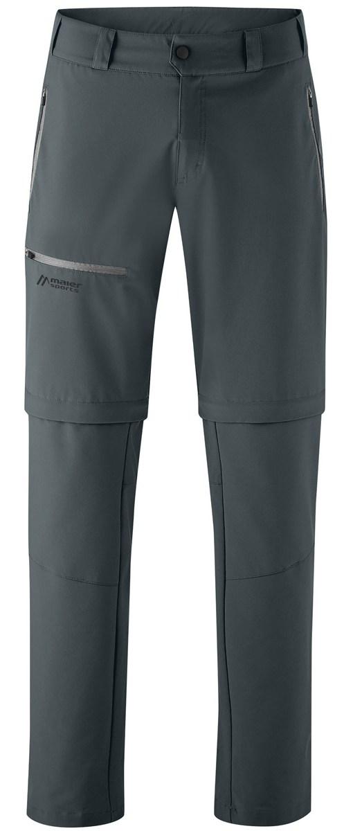 Maier Sports Latit Zip Outdoorhose Herren graphite | zu 88 % aus recyceltem Polyester gemacht Maier Sports Latit Zip Outdoorhose Herren graphite