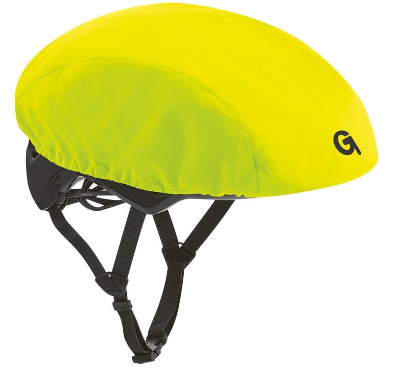 Gonso Fahrradhelm Regenhaube gelb