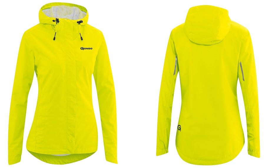 Gonso Damen Allwetterjacke Sura light safety yellow | 10.000mm Wassersäule