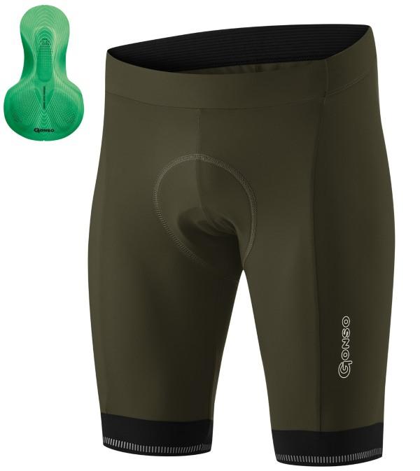 Gonso Radhosen Sitivo green Damen und Herren Gonso Radhose Sitivo green mit grünem Sitzpolster für Mountainbike