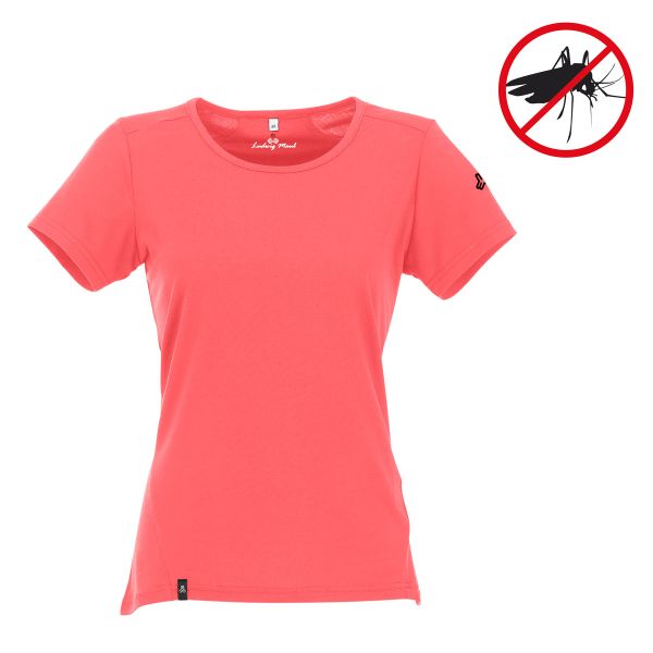 Maul Salamanca SP T-Shirt Damen mit Mückenschutz coral
