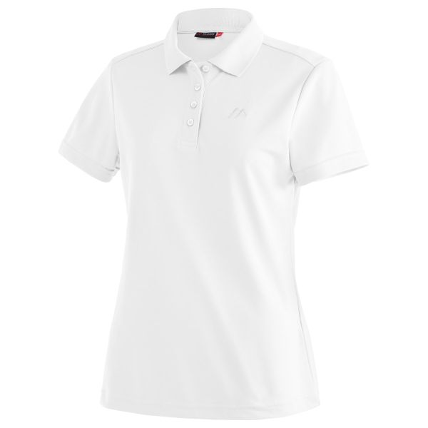 Maier Sports Ulrike Funktionspolo-Shirt Damen white