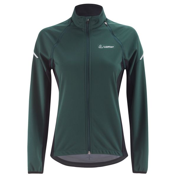 Löffler Damen Bike Zip-Off Jacke San Remo AB Light Softshell Forest