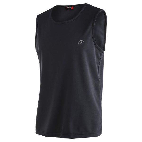 Maier Sports Peter Funktionsshirt ärmellos Herren black