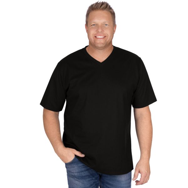 trigema deluxe shirt schwarz