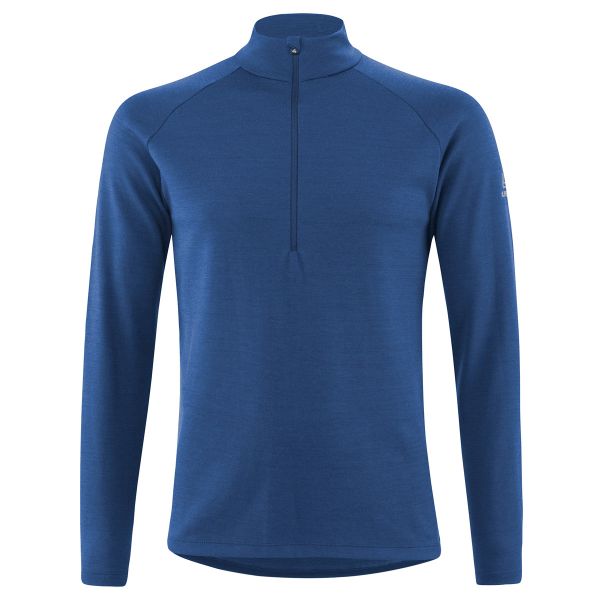 Löffler Herren Midlayer Merino Transtex® Zip-Rolli Navy