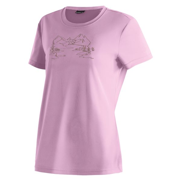 Maier Sports Wilma Print Funktionsshirt Damen glossy lilac
