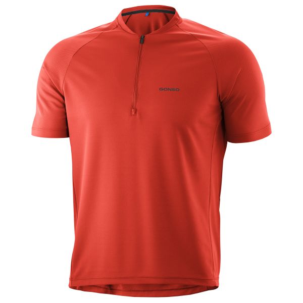 Gonso Bikeshirt Herren Sitivo Jersey Blue paprika flame