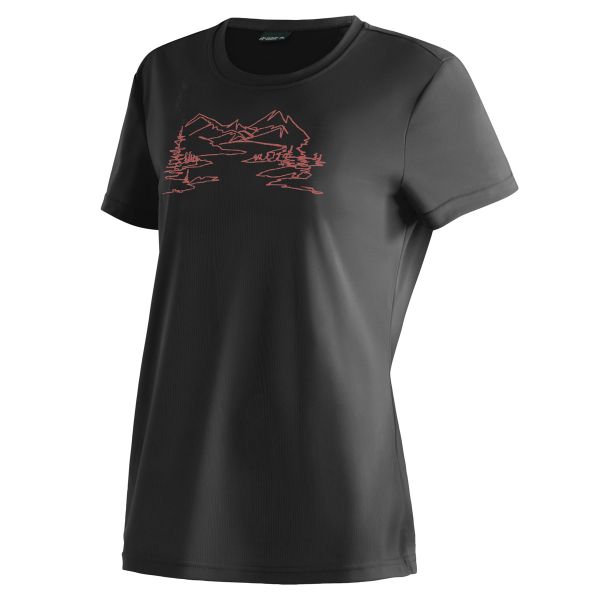 Maier Sports Wilma Print Funktionsshirt Damen black