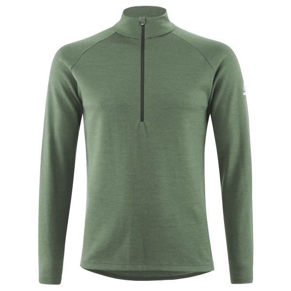 Löffler Herren Midlayer Merino Transtex® Zip-Rolli pine