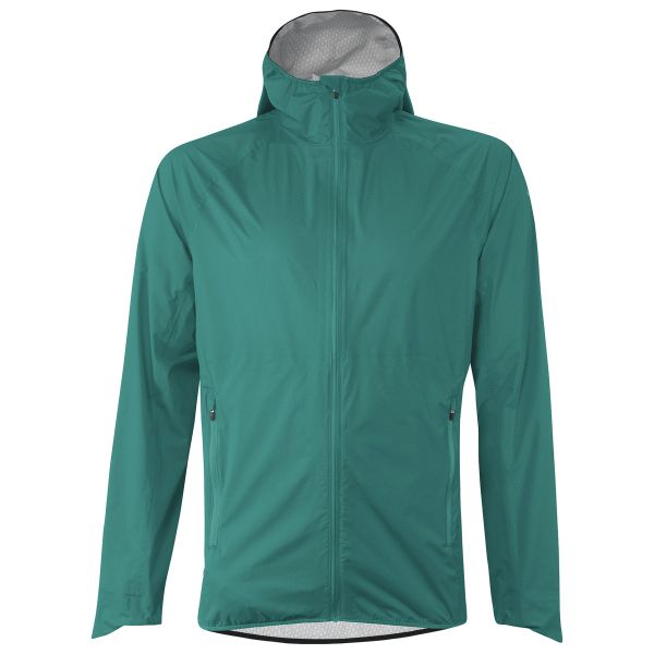 Löffler Hooded WPM Pocket Herren Regenjacke pine