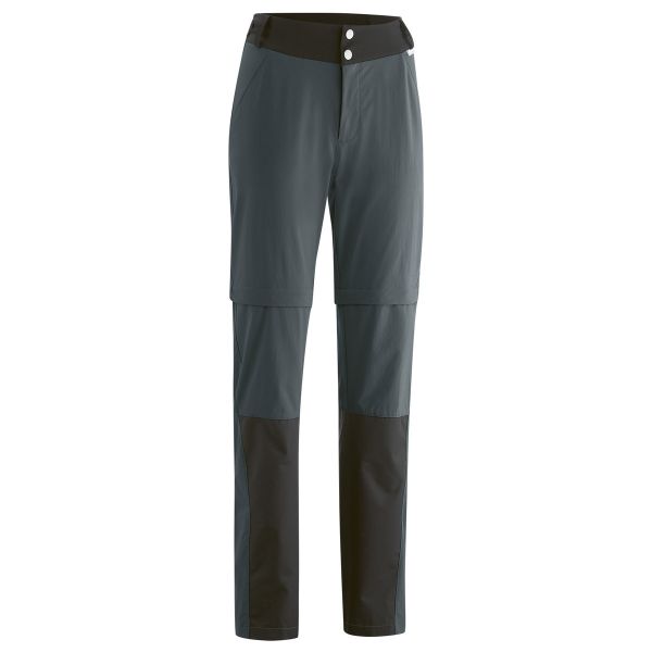 Gonso Damen Zipp-Radhose Golica ohne Innenhose graphite