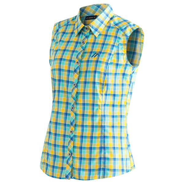 Maier Sports Paloma ärmellose Bluse blue yellow