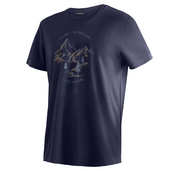 Maier Sports Dieter Print Funktionsshirt Herren night sky