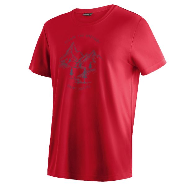 Maier Sports Dieter Print Funktionsshirt Herren salsa