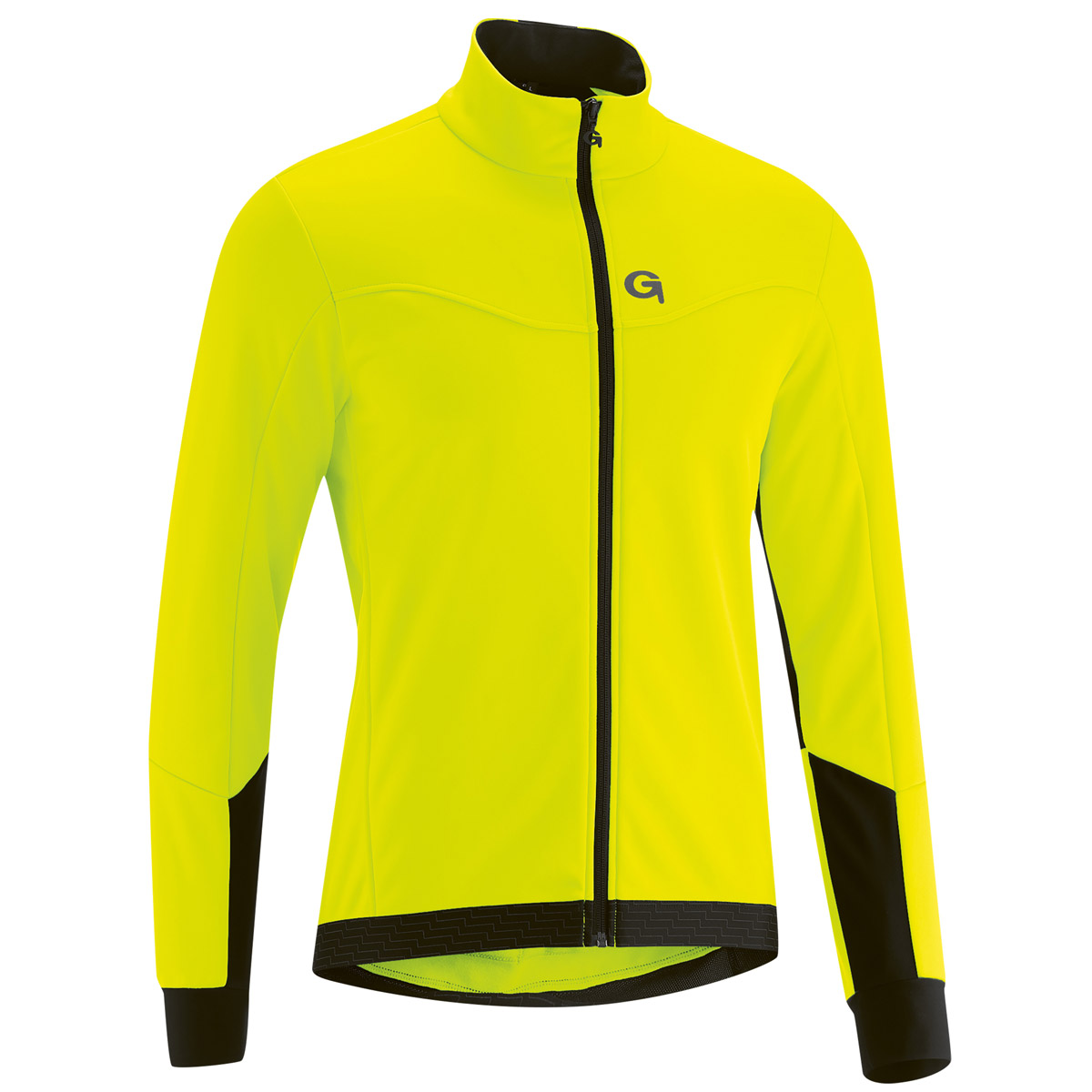 Gonso Silves Fahrrad-Softshelljacke gelb bis 6XL | Bikemeile24