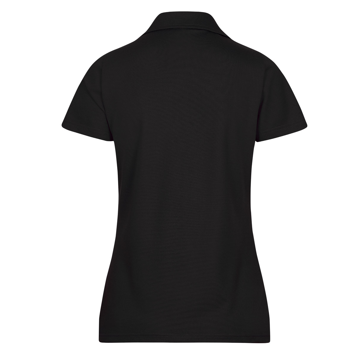 Trigema Damen Baumwolle Poloshirt schwarz bis XXXL | Bikemeile24