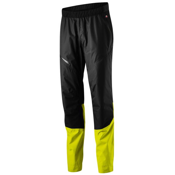 Gonso Sevo Therm Unisex Regenhose wattiert black-safety yellow