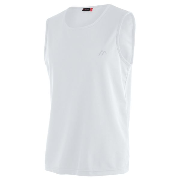 Maier Sports Peter Funktionsshirt ärmellos Herren white