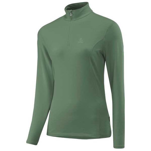 Löffler Damen Midlayer Transtex®-warm Zip-Rolli pine