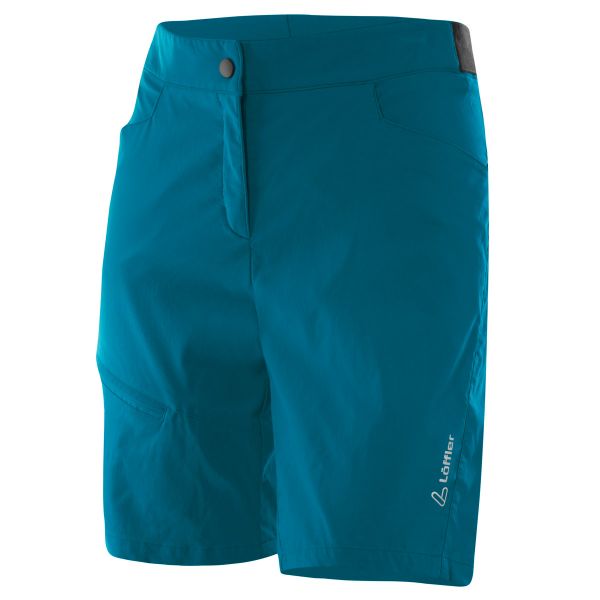 Löffler Damen Bike-Shorts Comfort CSL blue coral