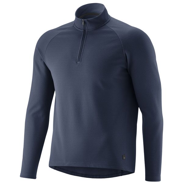 Gonso Herren Langarm Radtrikot Essential Jersey Longsleeve Therm navy carmen