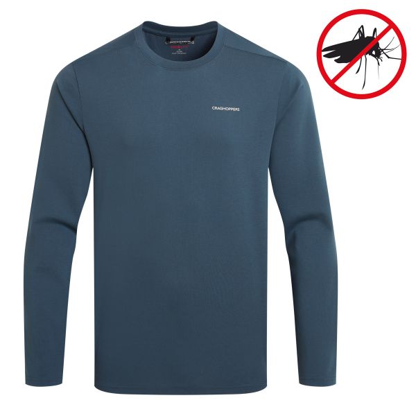 Craghoppers Nosilife Abel Long T-Shirt Herren Mückenschutz