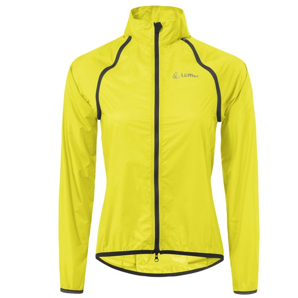 Löffler Damen Bike Zip-Off Jacket Windshell Lemon