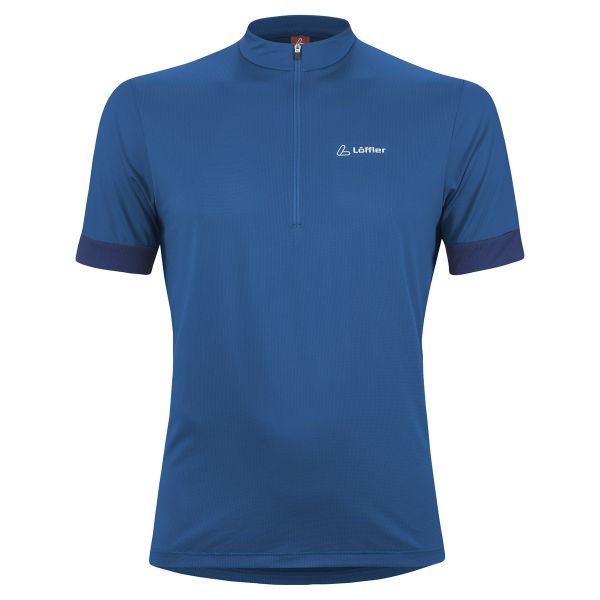 Löffler Herren Bike-Shirt HZ Pukka Marin