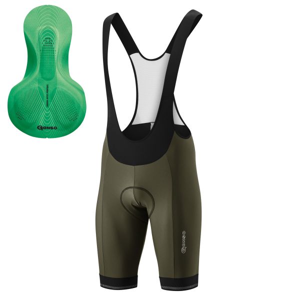 Gonso Herren Radhose Sitivo Bib Sitzpolster green dakota shadow