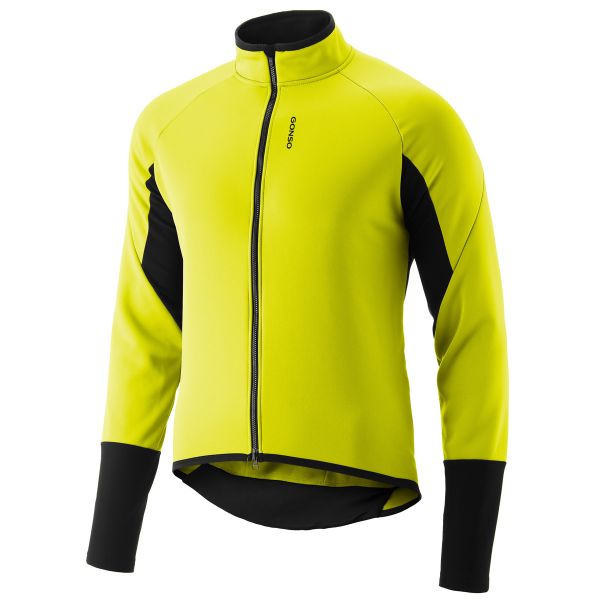 Gonso Road Jacket Herren Fahrrad Softshelljacke safety yellow