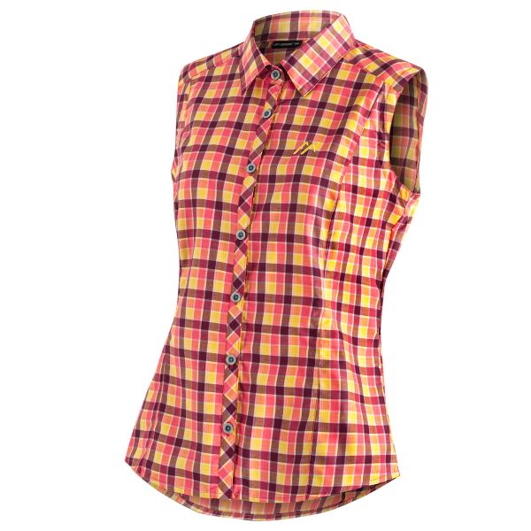 maier sports paloma red yellow check