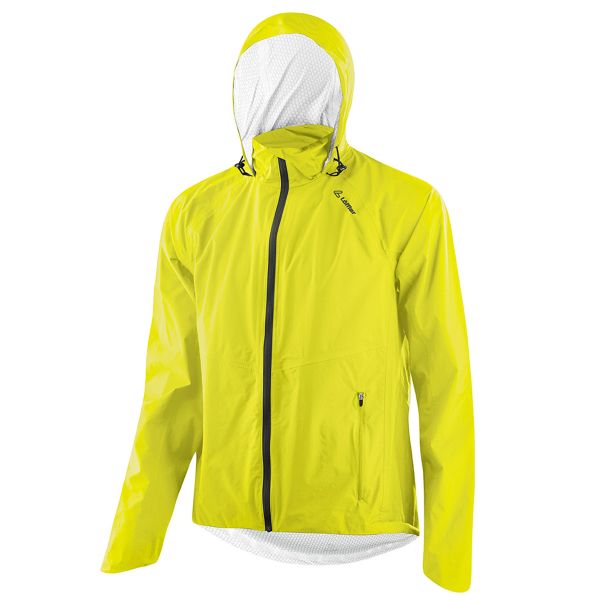 Löffler Herren Regenjacke Hood WPM Pocket CF Lemon
