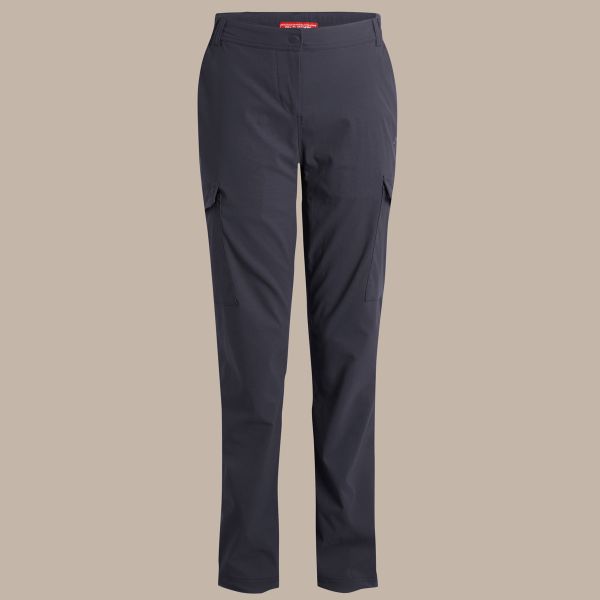 Craghoppers Nosilife Rif Stretch-Cargohose Damen mit Insektenabwehr Dark Iron