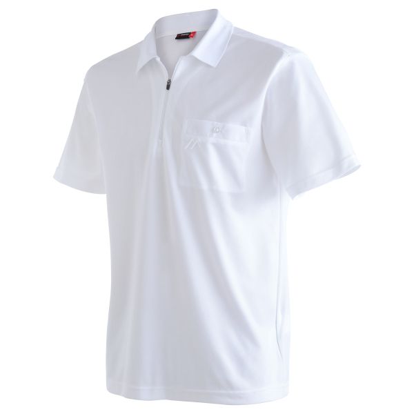 Maier Sports Arwin Poloshirt Herren white