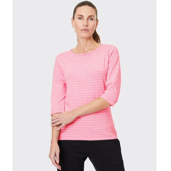 Joy Lotte Damen T-Shirt rose petal stripes