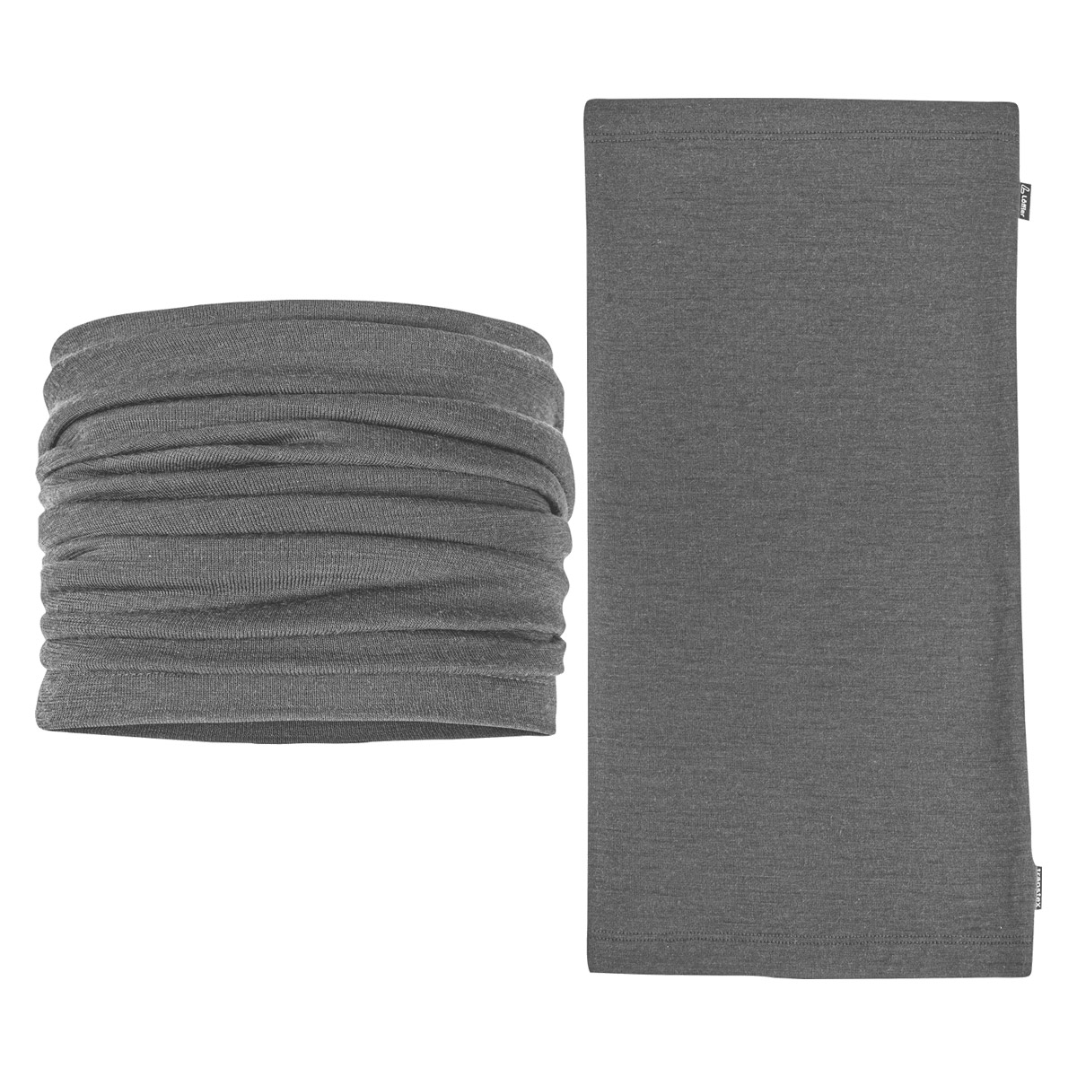 Löffler Schlauchtuch Merino Multifunctional Tube Grey Melange