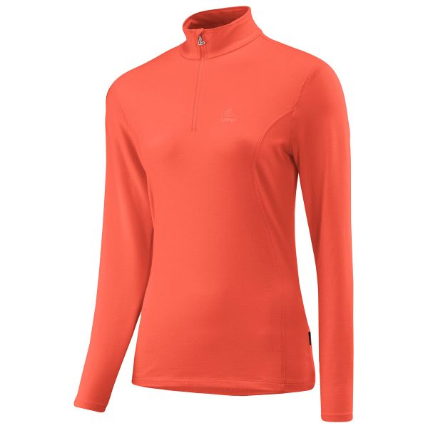 Löffler Damen Midlayer Transtex®-warm Zip-Rolli coral