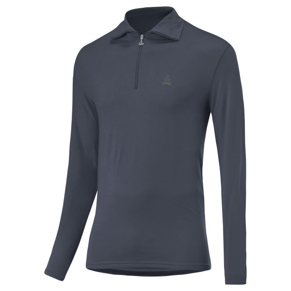 Löffler Herren Transtex®-warm Zip-Rolli Turtle anthrazit