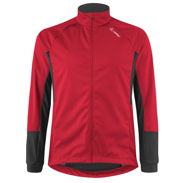 Löffler Herren Radjacke Softshell Beta AB Light Red