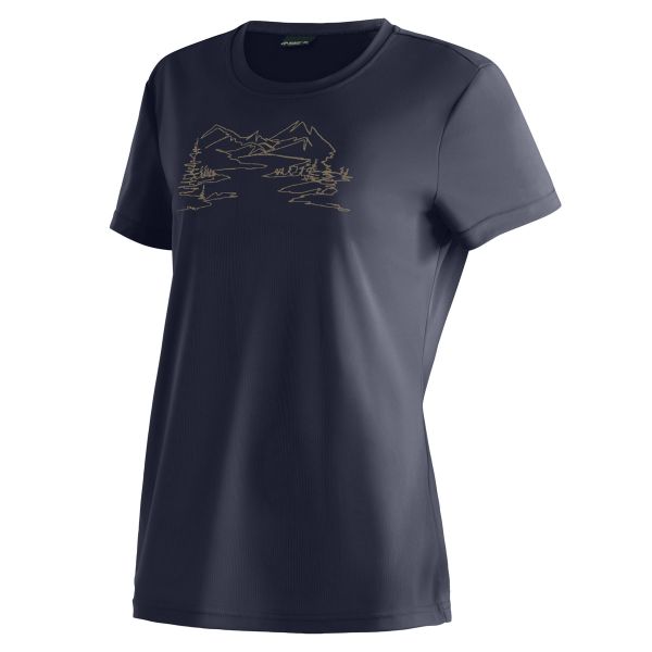 Maier Sports Wilma Print Funktionsshirt Damen night sky