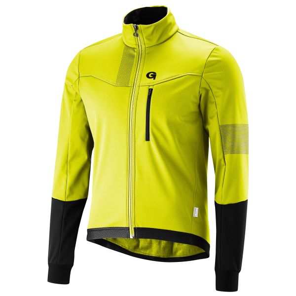 Gonso Valaff Herren Softshell Jacke safety yellow
