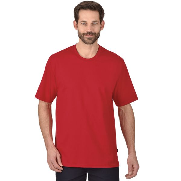 trigema t-shirt deluxe kirsch