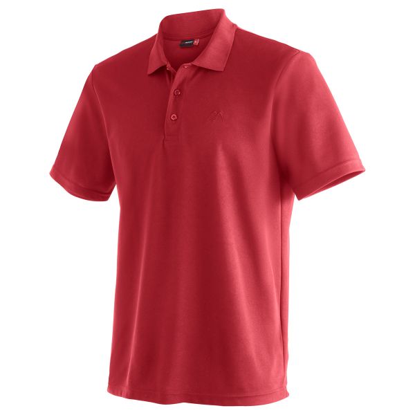 Maier Sports Ulrich Poloshirt Herren salsa